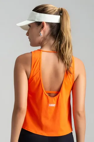 Regata Cropped Larulp Aero Dry Laranja