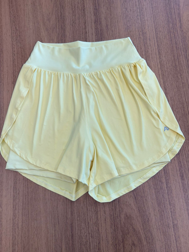 Short duplo Annima, Amarelo - #3