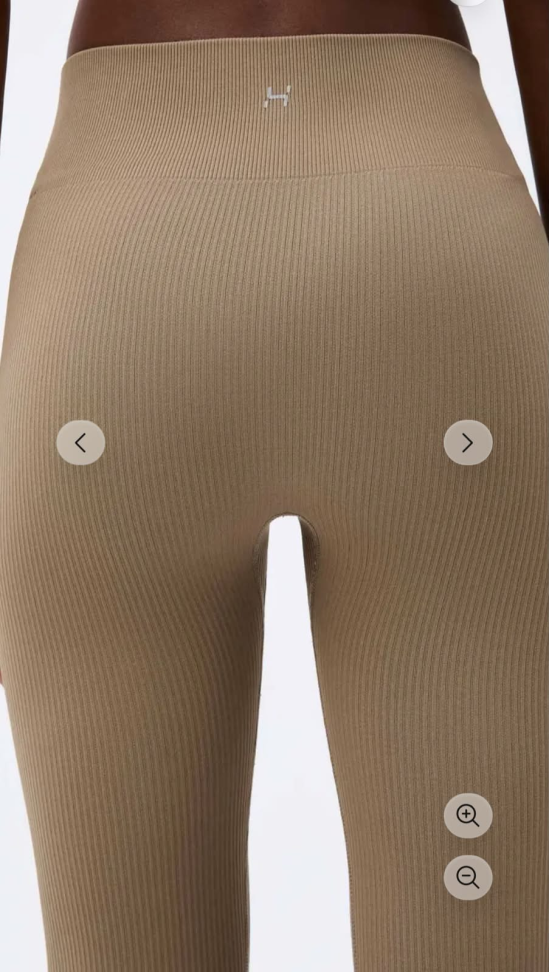Legging Sem Costura Hering bege escuro