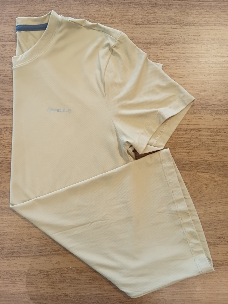 Camiseta Poliamida Ultra Di Paula bege