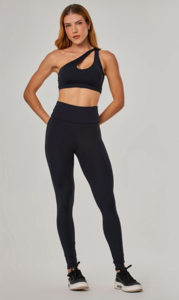 Legging Chape Up com bolso Vestem preto