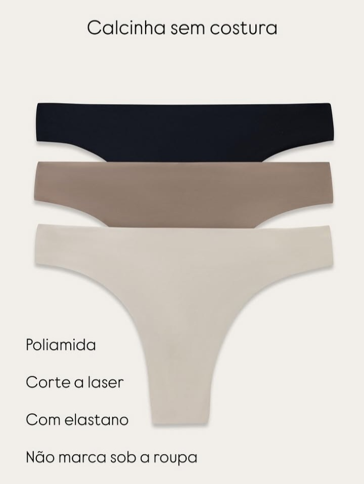 Calcinha sem costura Hering