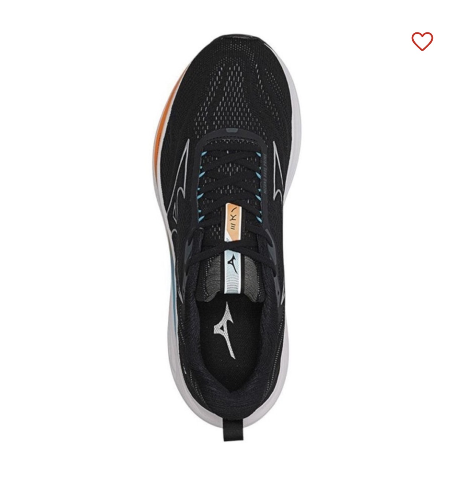 Tênis Mizuno Masc Base Prime Preto/Laranja