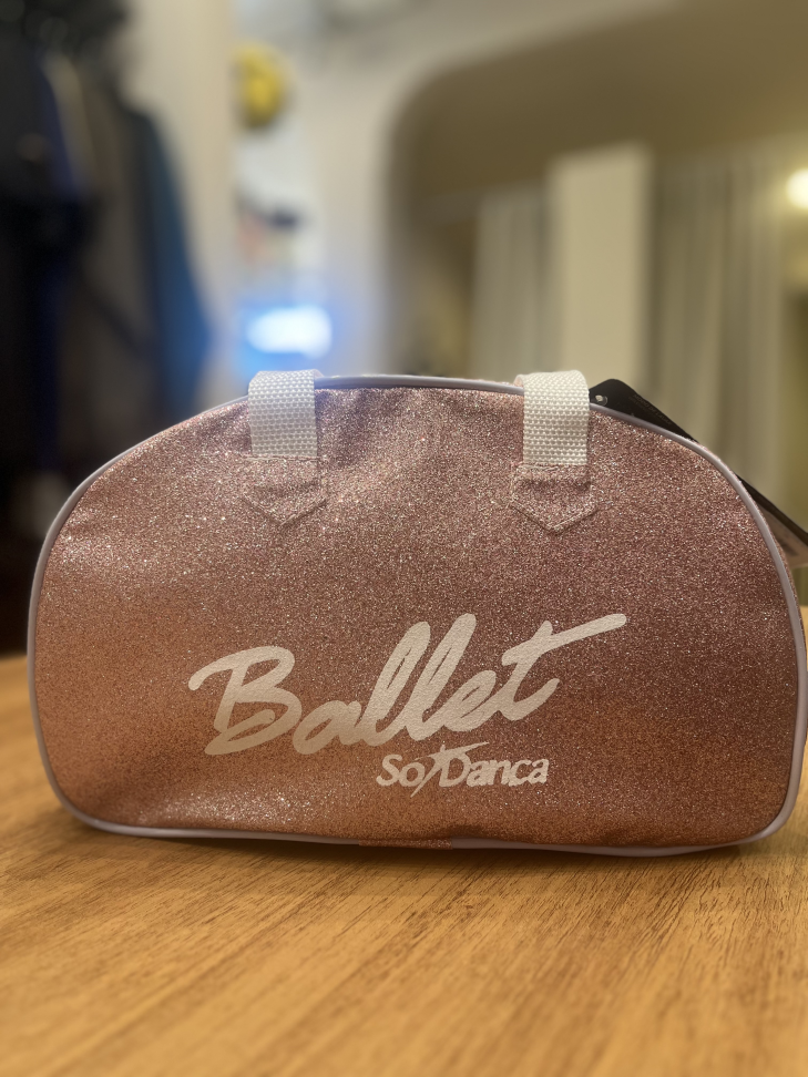 Bolsa Ballet Rosa Glitter