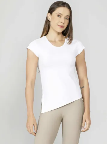 Blusa ajustada Run More branco