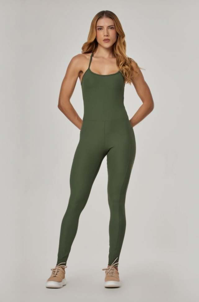 Macacão legging Vestem verde