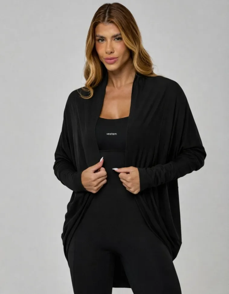 Cardigan Comfort Preto Vestem