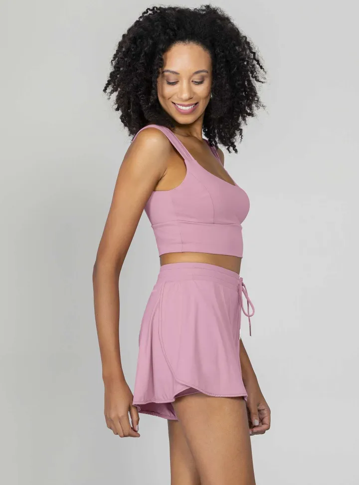 Top leve sustentação Run More rosa - #2