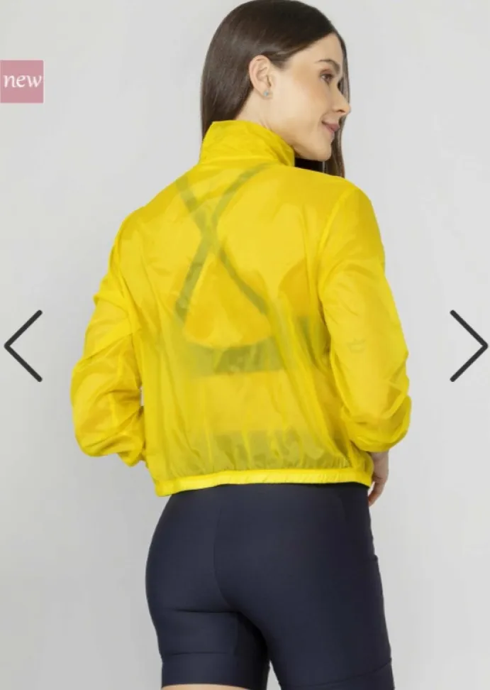 Corta vento Run More amarelo - #3