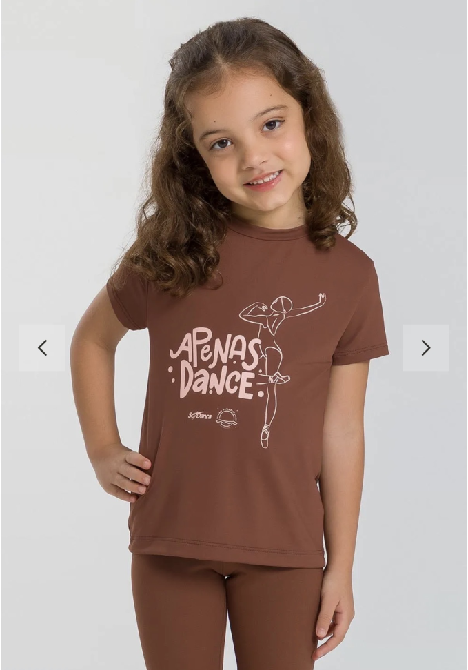 Camiseta Marrom Ballet