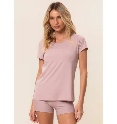 Camiseta Blushed Vivame Rosa