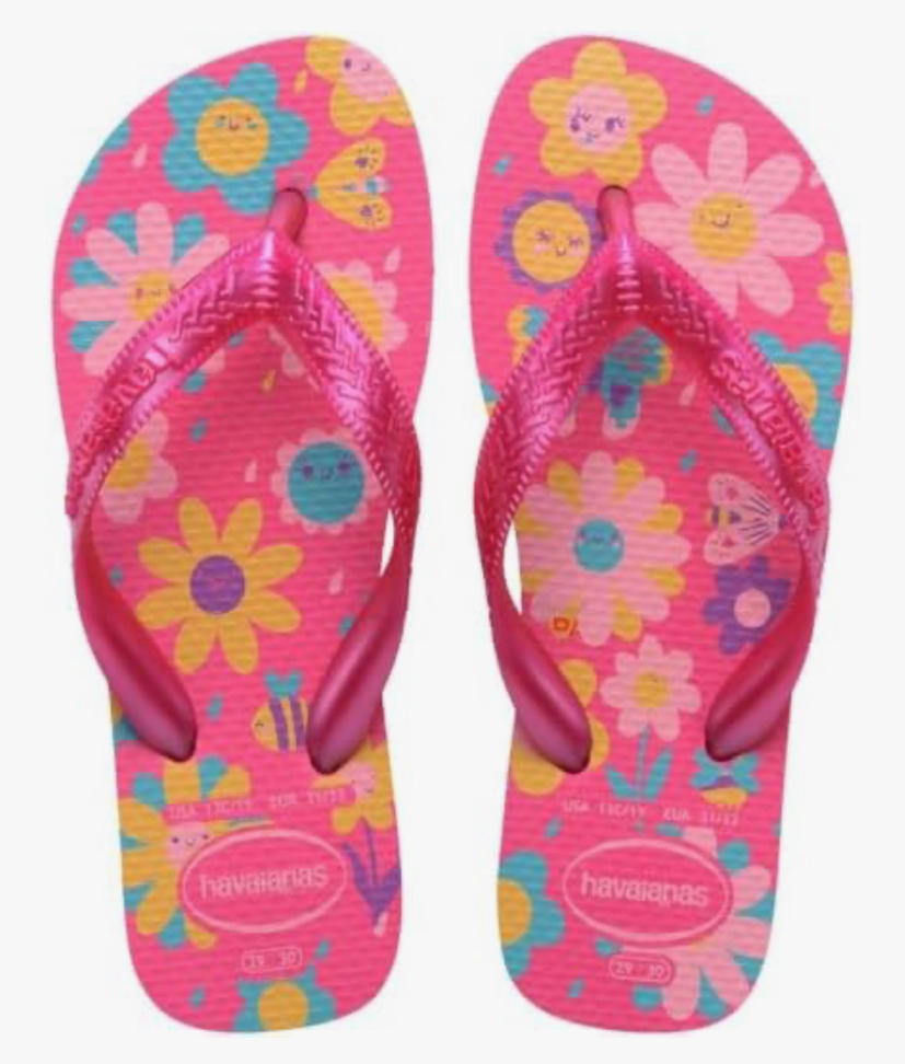 Havaianas Kids Flores Rosa