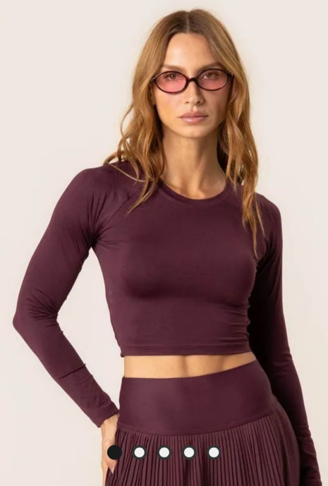 Blusa Vivame bordo
