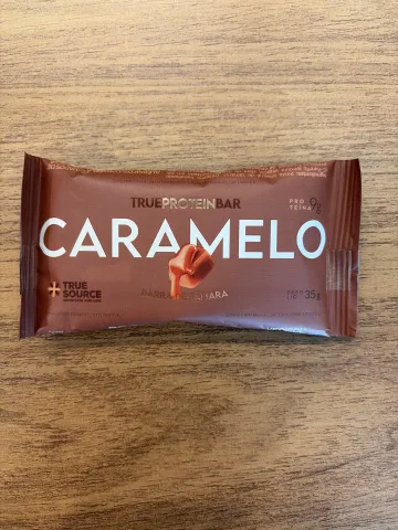Barrinha de proteína Caramelo