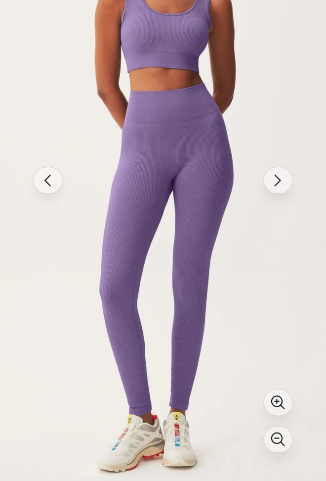 Legging Sem Costura Hering roxo
