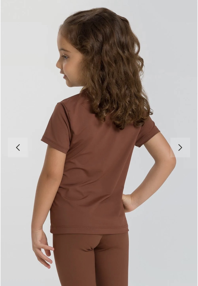 Camiseta Marrom Ballet