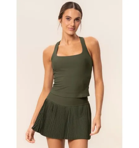 Top Core Nadador Alongado Vivame verde