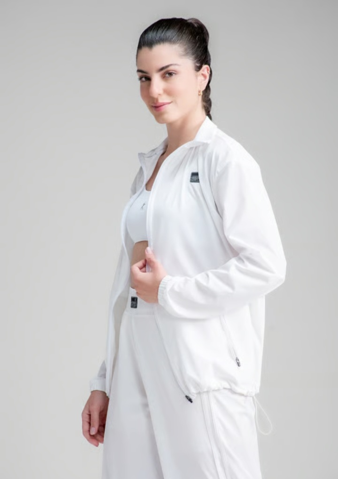 Jaqueta Majorie Larulp branco