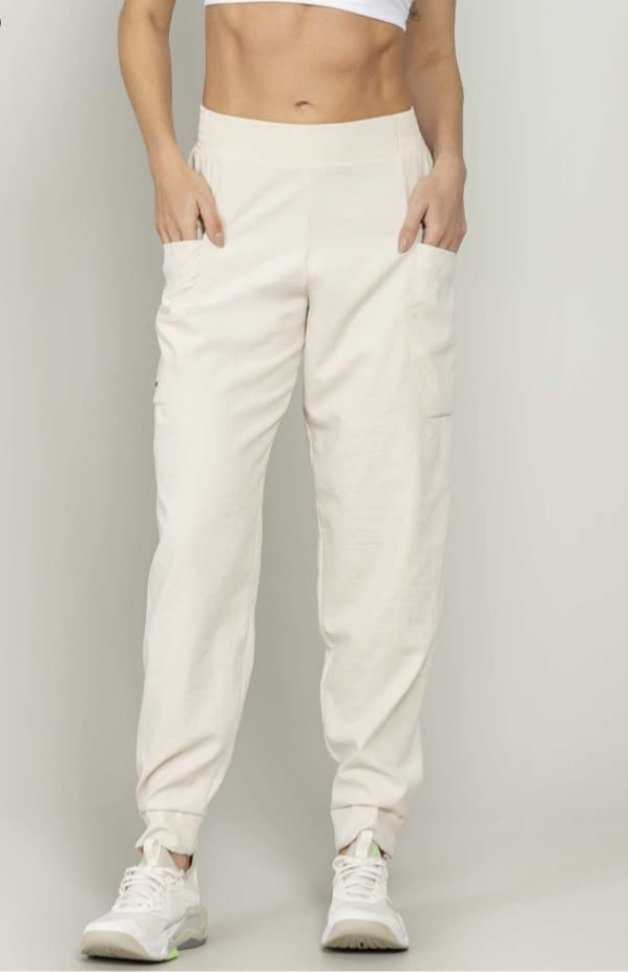 Calça Jogger Run More bege