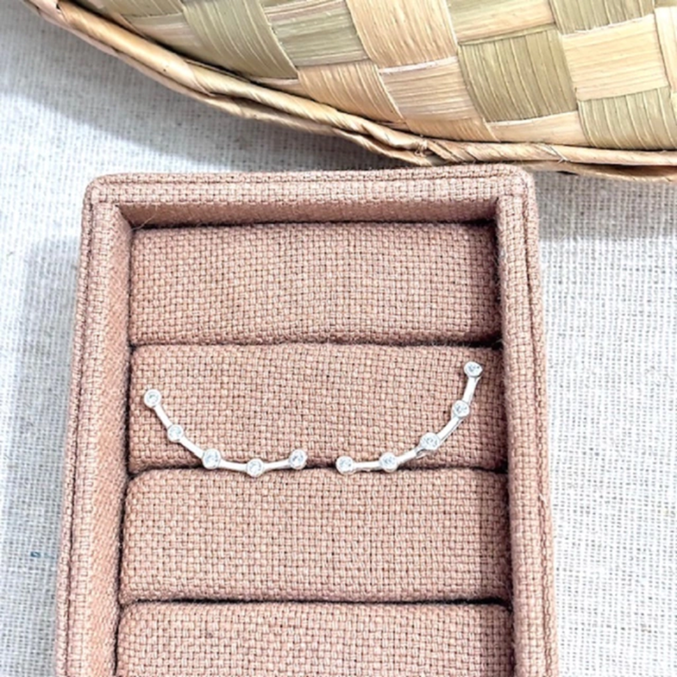 Brinco Ear Cuff Zircônia