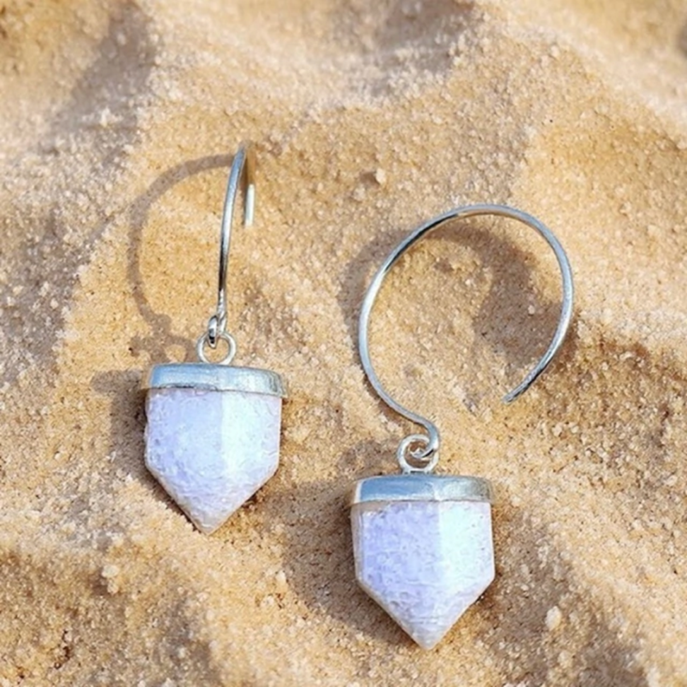 Brinco Quartzo Branco