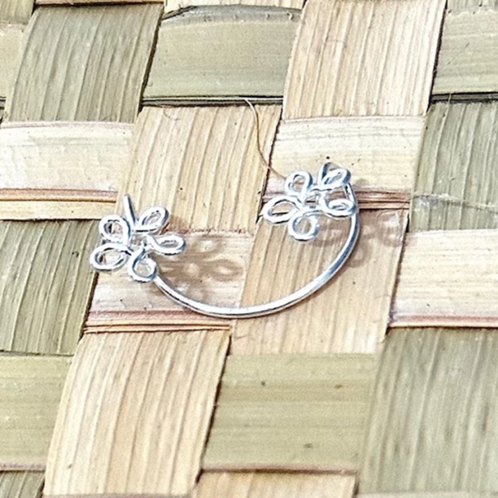Piercing Fake Flor Dupla