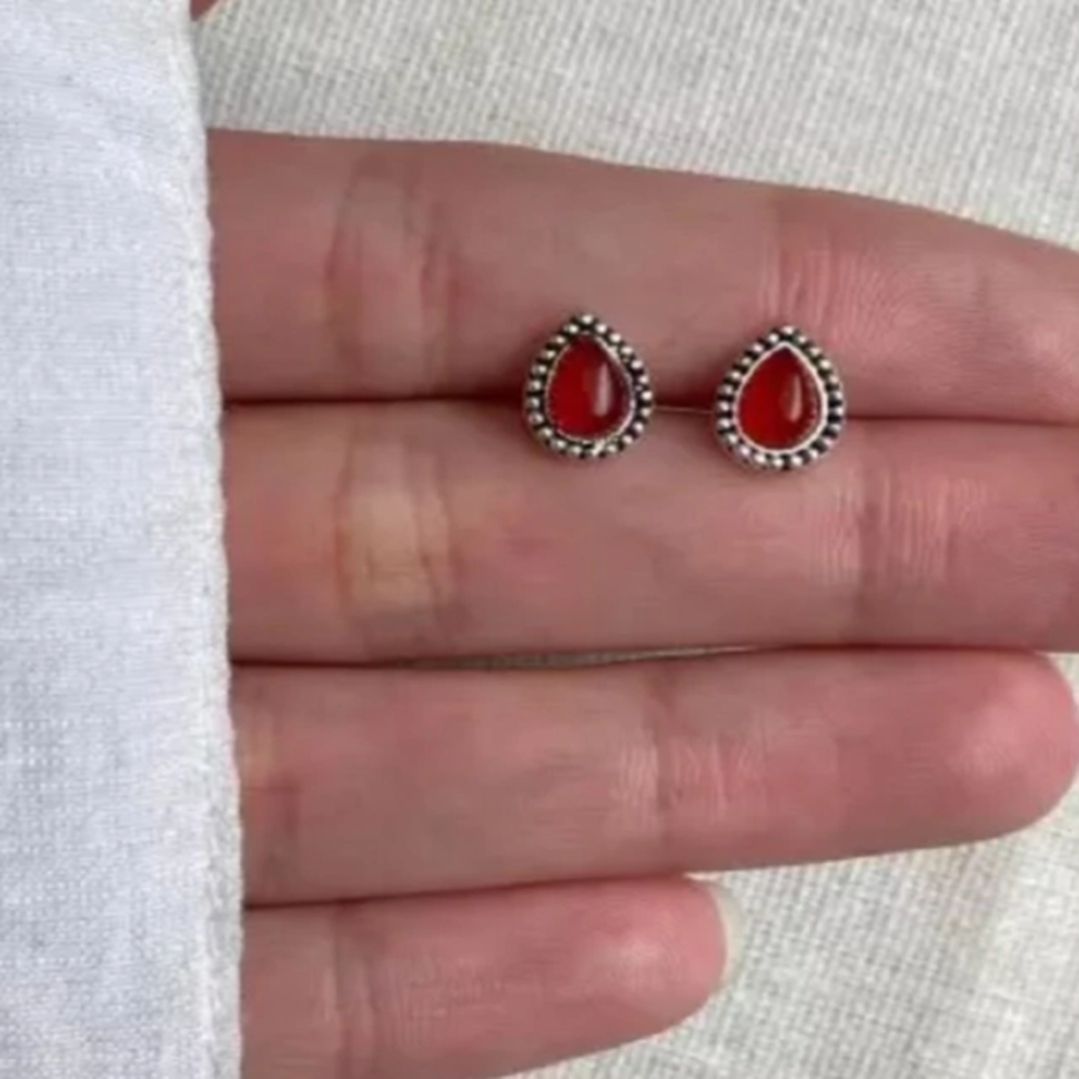 Brinco Coral Gota