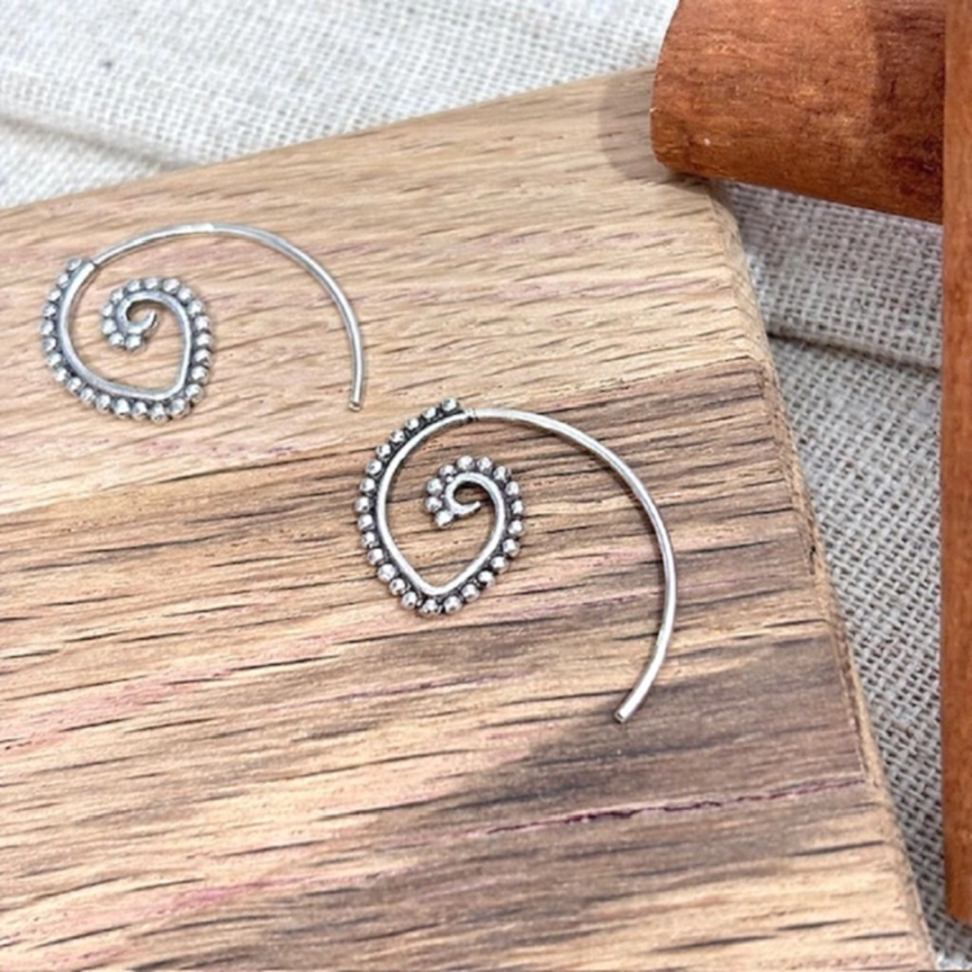Brinco Espiral Boho