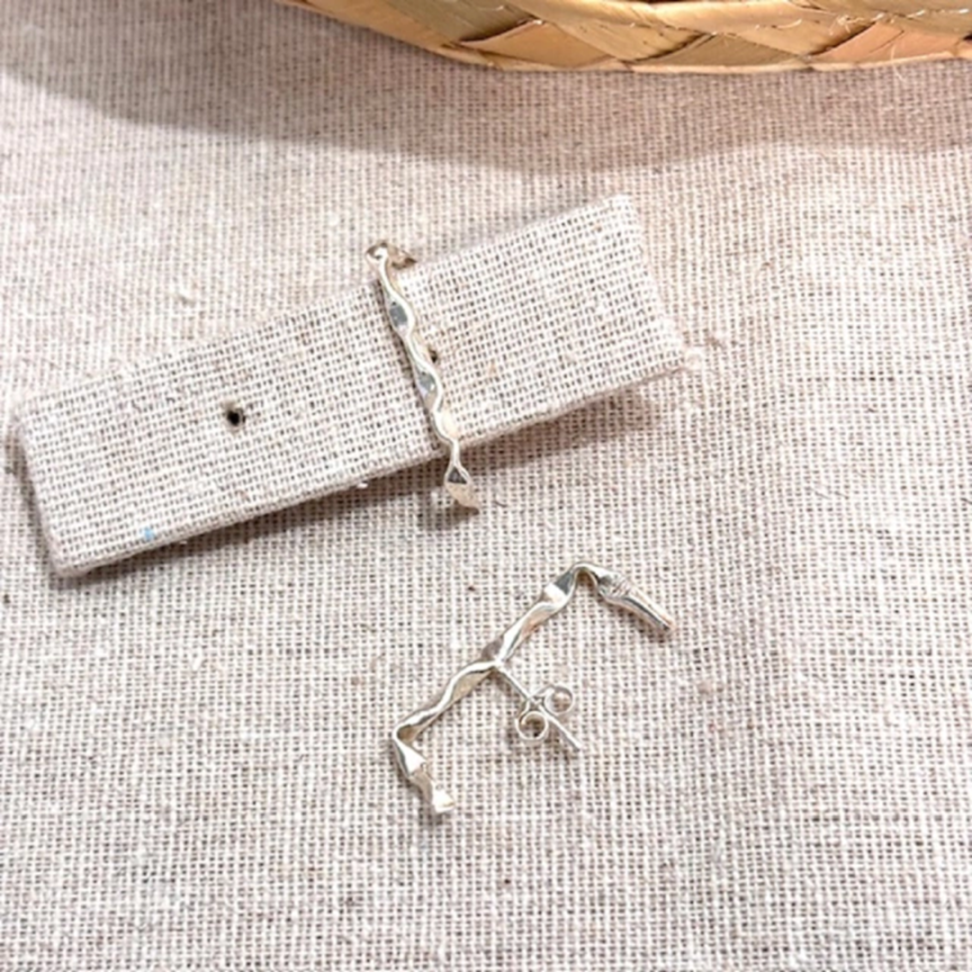 Brinco Earhook Ondulado