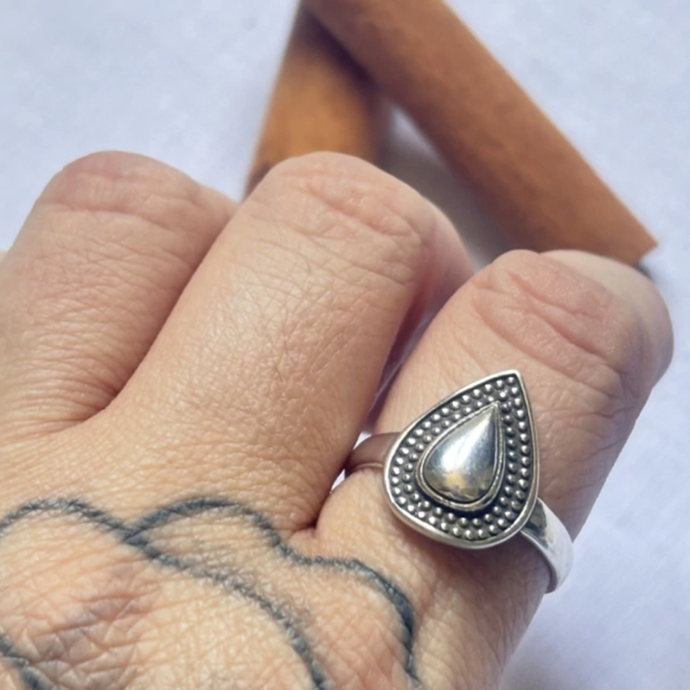 Anel Gota Boho