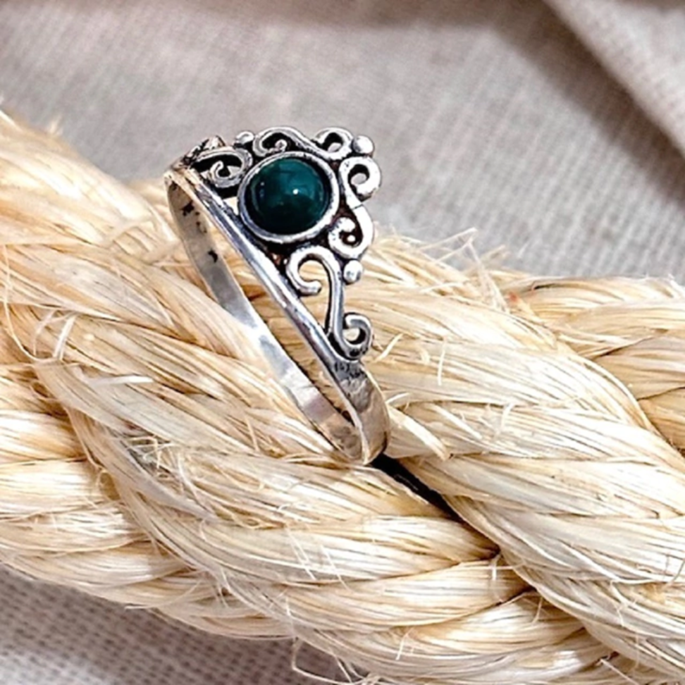 Anel Ágata Boho