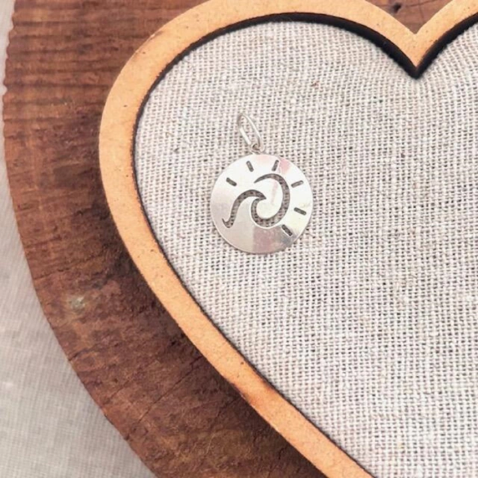 Pingente Medalha Onda