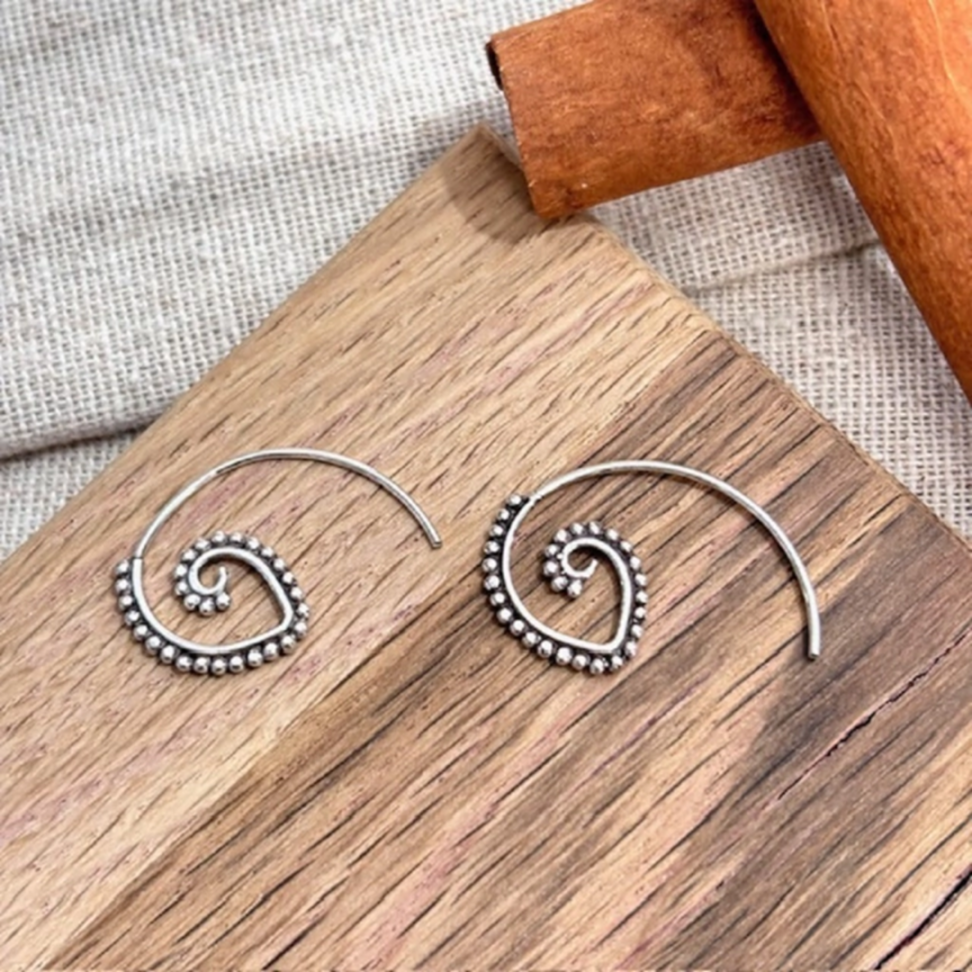 Brinco Espiral Boho
