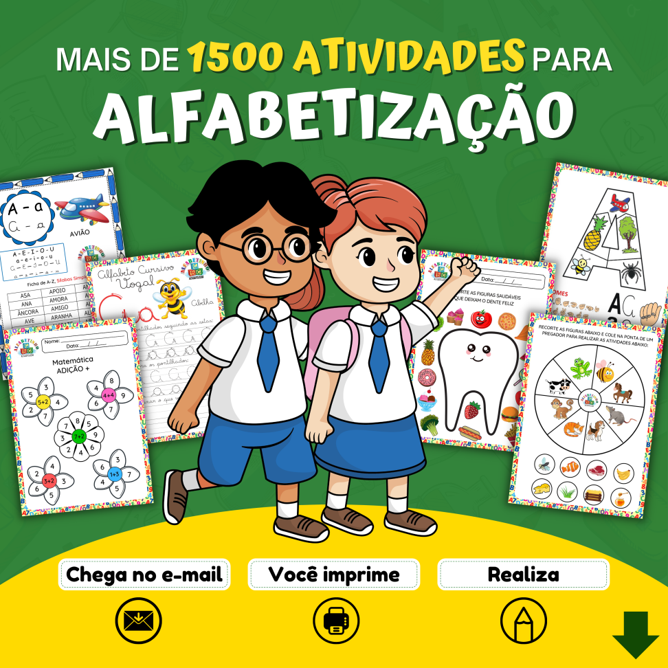 ALFABETINHO - Mais de 1500 Atividades para Alfabetização