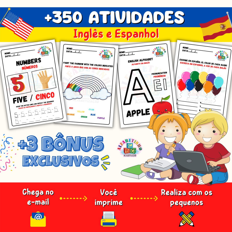 Atividades Inglês e Espanhol - #5