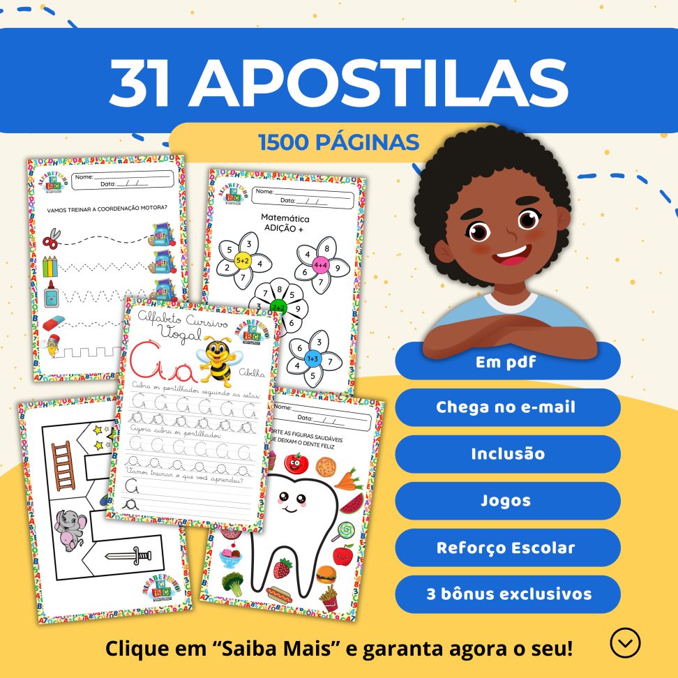 ALFABETINHO - Mais de 1500 Atividades para Alfabetização