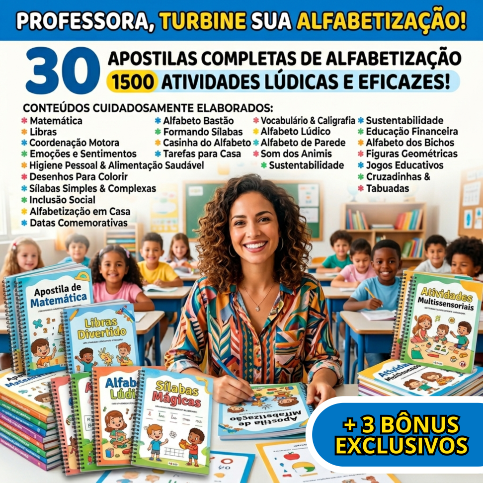 Super Combo 32 Apostilas para Alfabetização - #5