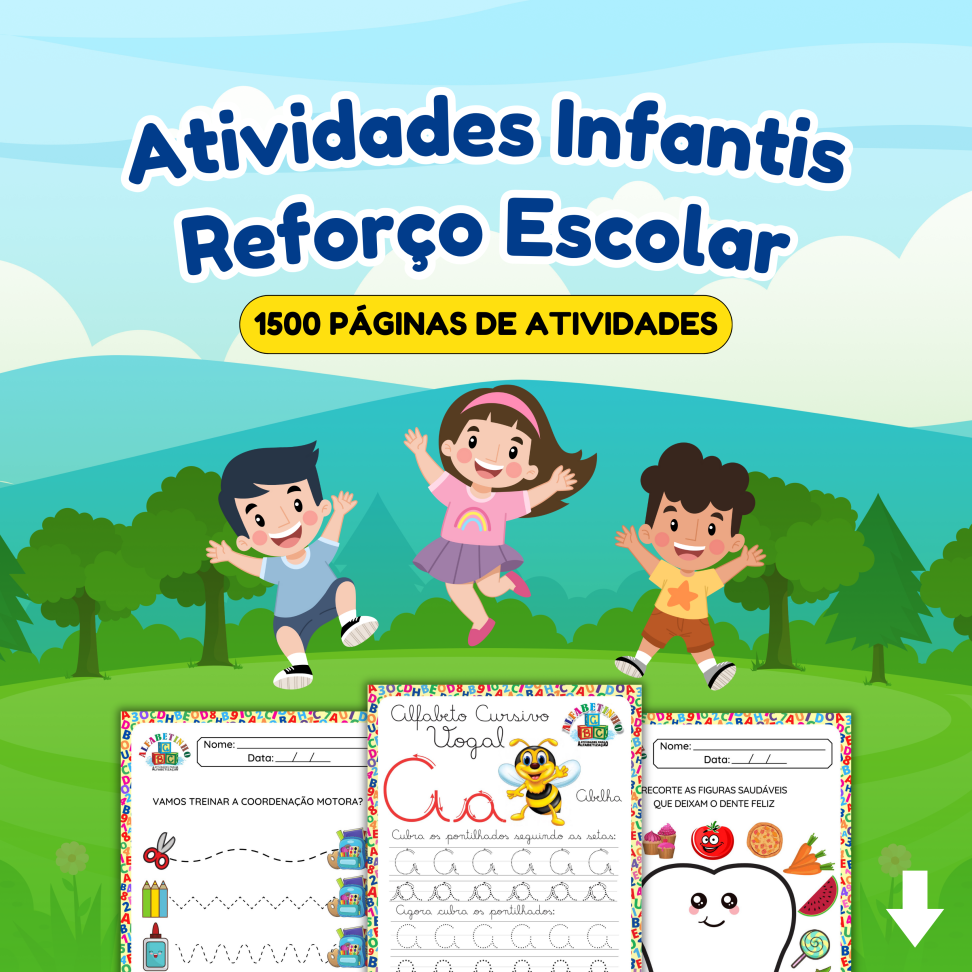 ALFABETINHO - Mais de 1500 Atividades para Alfabetização - #3
