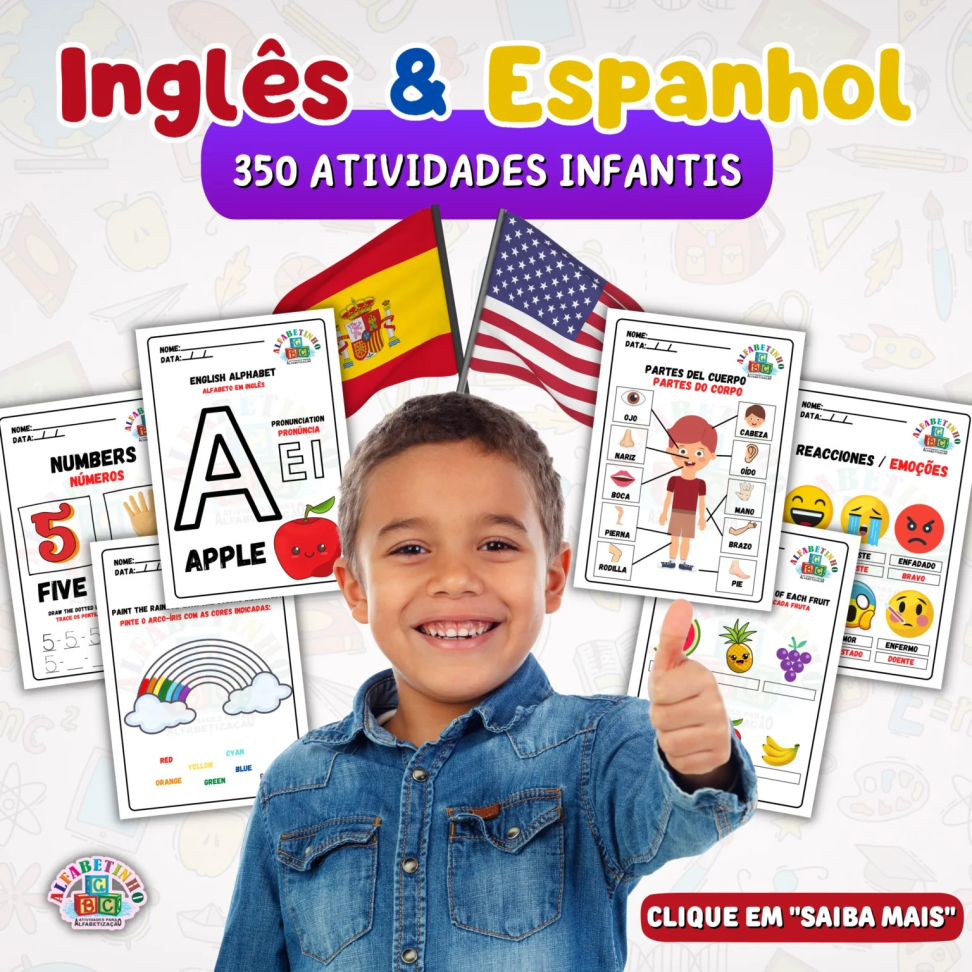 Atividades Inglês e Espanhol
