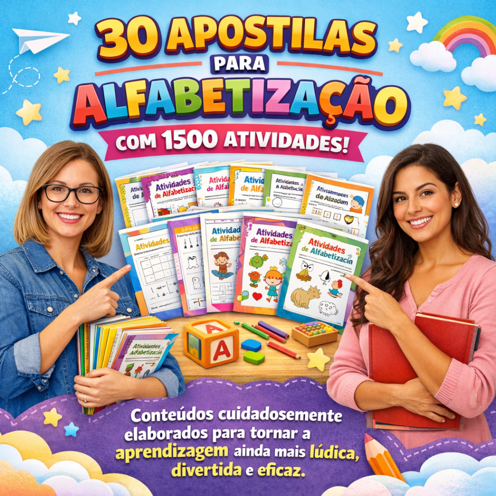 Super Combo 32 Apostilas para Alfabetização - #6