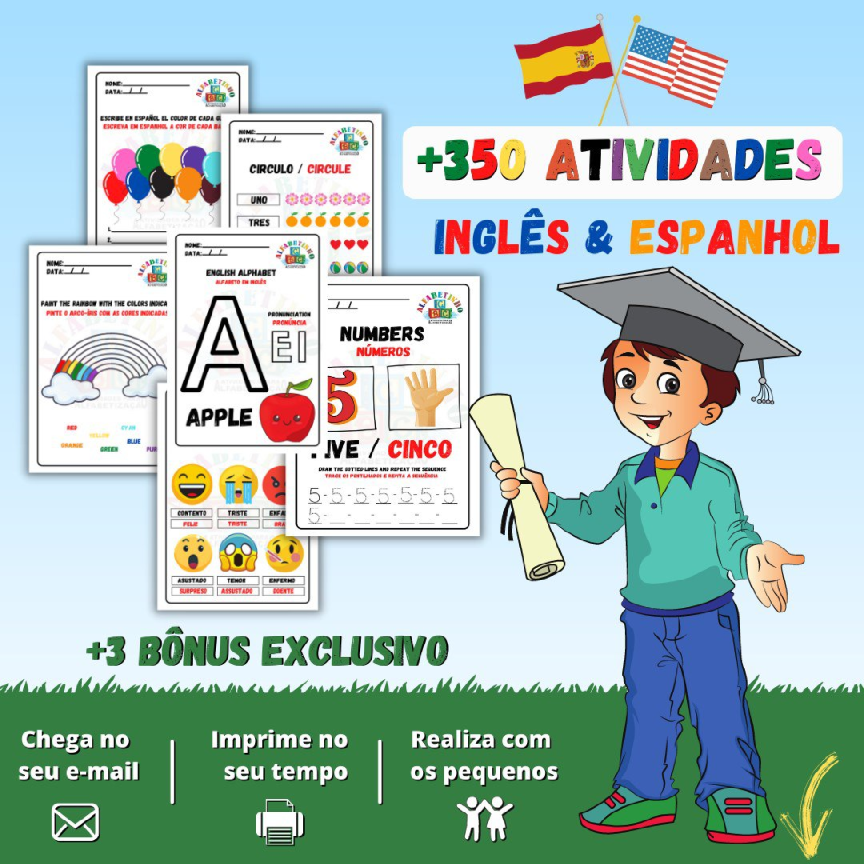 Atividades Inglês e Espanhol