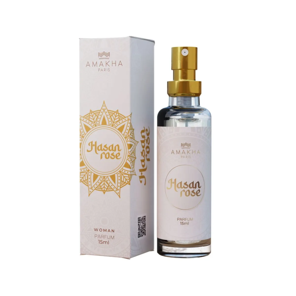 Deo Colônia Hasan Rose 15ml - Insp. por Fakhar Rose ( Fem )