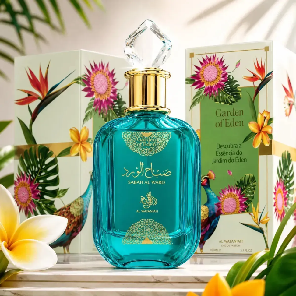 Al Wataniah Sabah Al Ward Garden Of Eden Eau de Parfum Feminino 100ML - #3