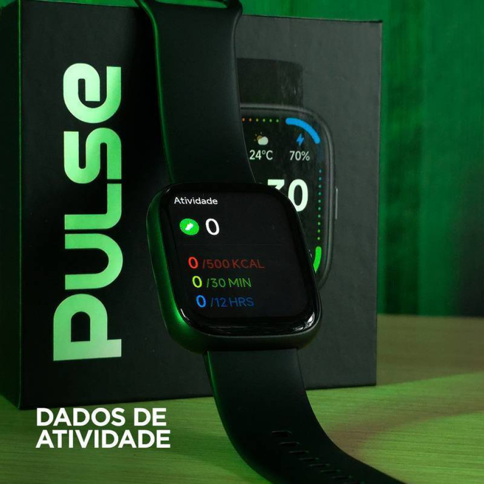 Smartwatch Wearzone Pulse, Alexa, Resistência à água IP68, iOS e Android, Bateria 7 dias - #21