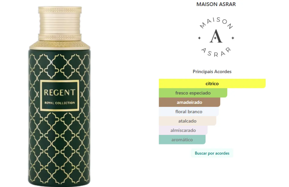 Perfume Árabe Masculino Regent de Maison Asrar EDP 100ML - #3