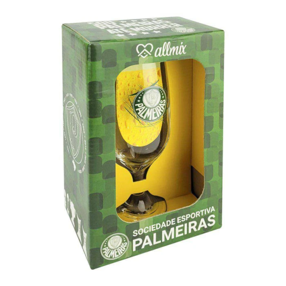 Taça de vidro floripa chopp 300l Palmeiras Allmix - #3