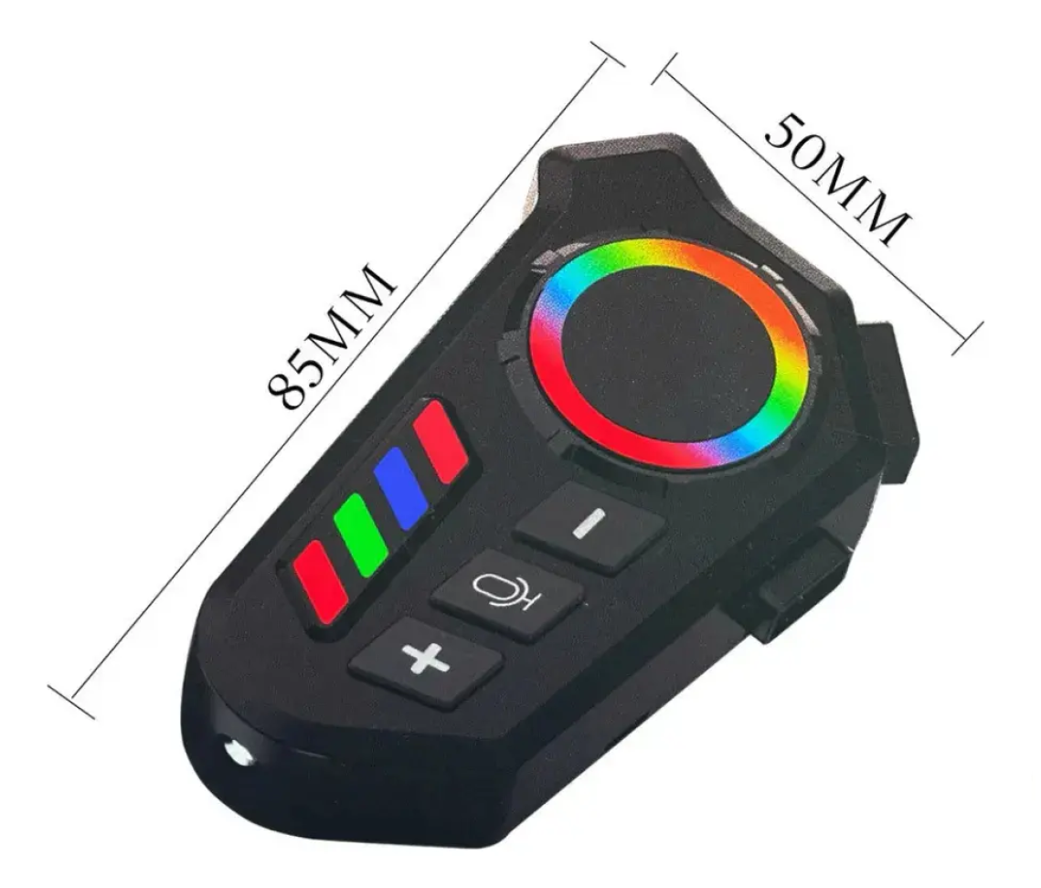 Fone De Ouvido Para Capacete Moto Bluetooth Rgb Sem Fio - #8