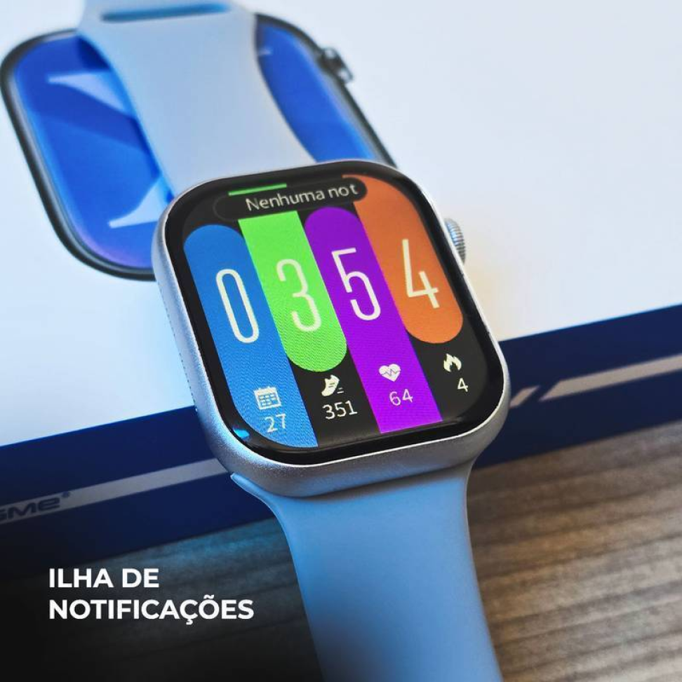Smartwatch Ws-x10 Série 10 + Kit 3 Pulseiras | Bluetooth - #14