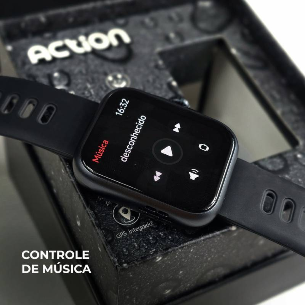 Smartwatch Wearzone Action | Esportivo | A prova D'Água, GPS integrado e 7 Dias de Bateria - #15