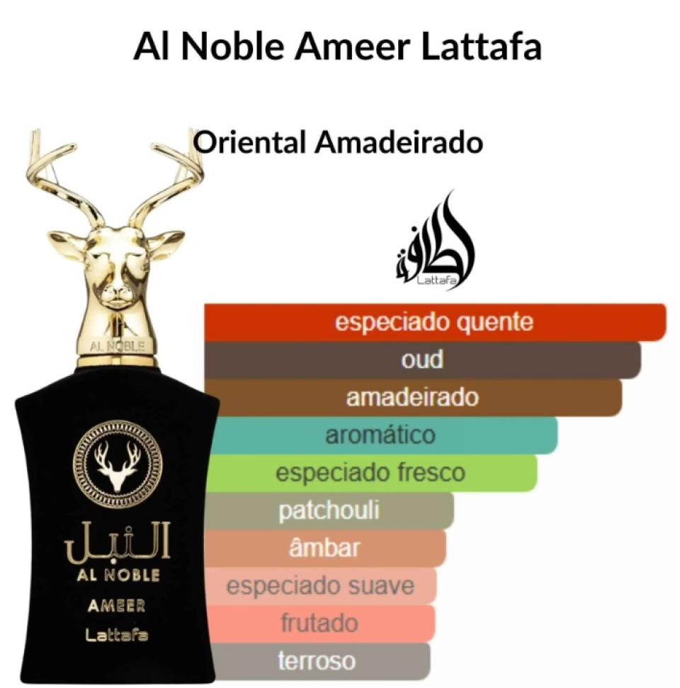 Perfume Lattafa Al Noble Ameer Edp  Masculino 100ml